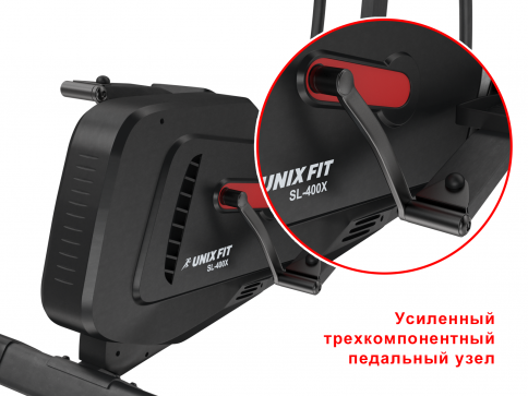 Эллиптический тренажер UNIXFIT SL-400X (коврик 190 см в комплекте) - 11