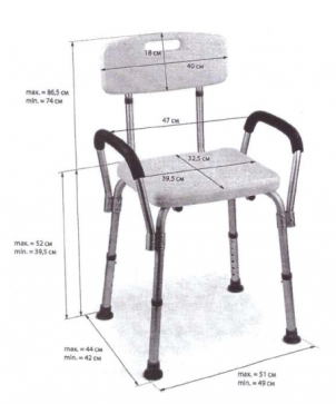 Стул для ванной комнаты Belberg BB-13 - 8